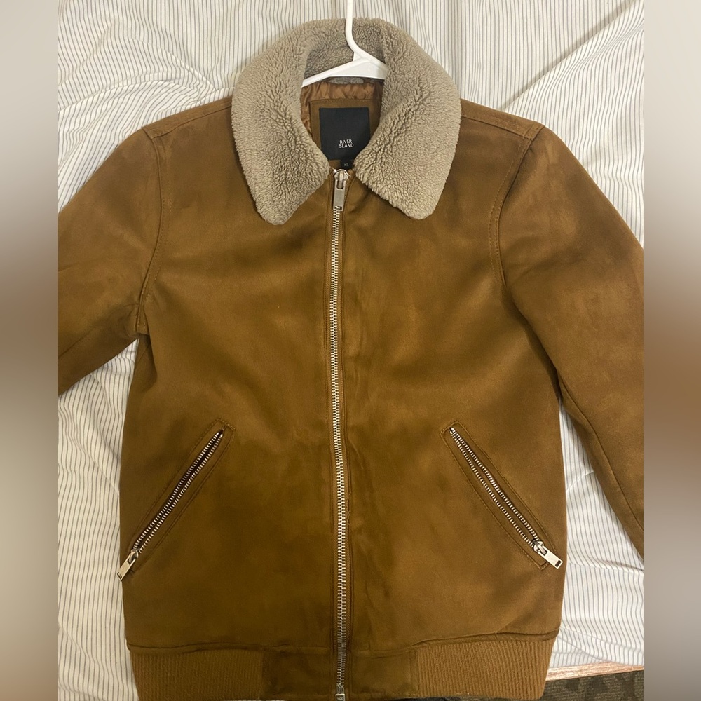 Faux collared jacket